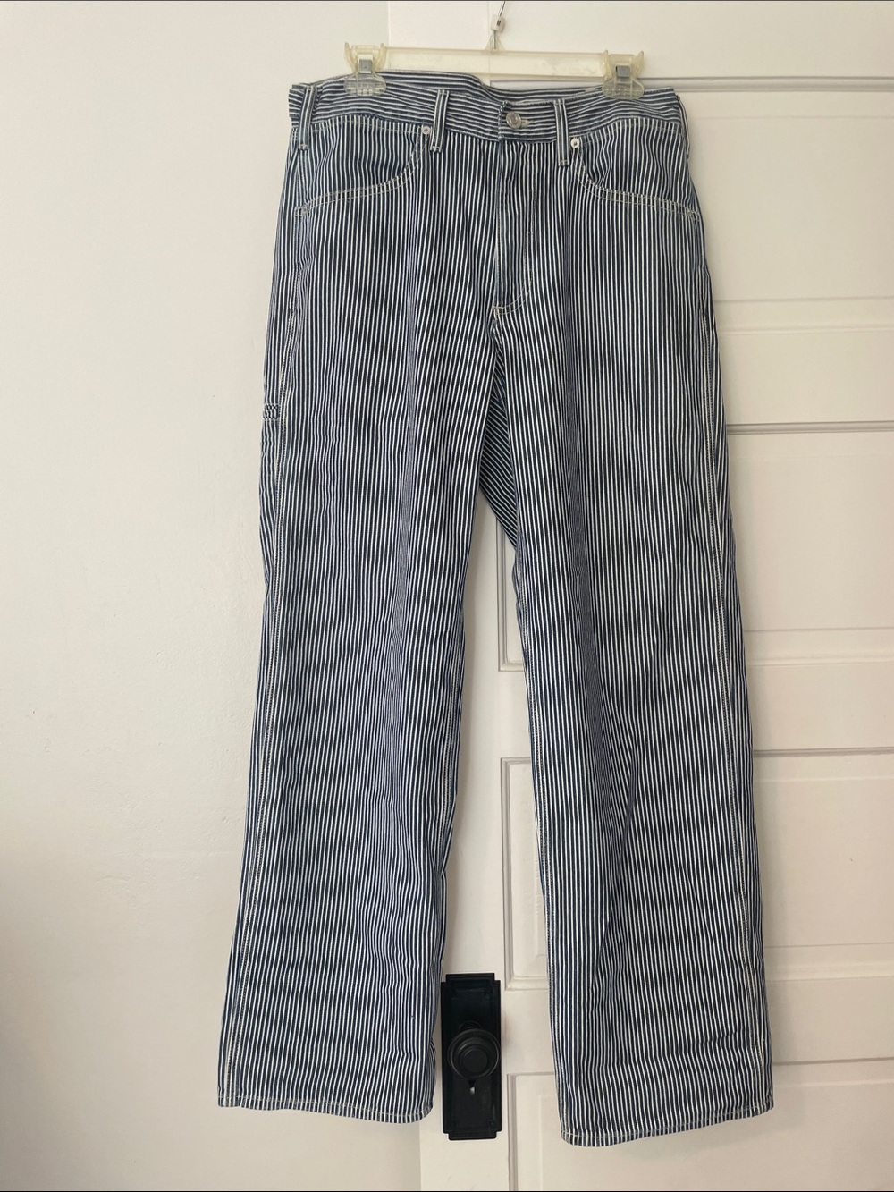 AYR Houseplant Pant in Hickory Stripe